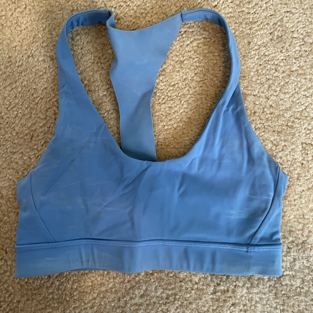 Blue Lululemon Bra